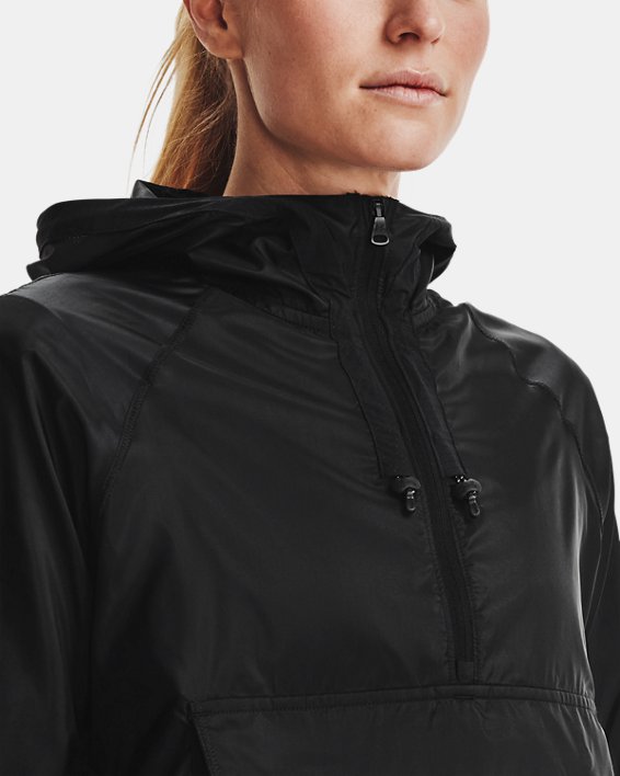 เสื้อแจ็คเก็ต UA Run Anywhere Anorak สำหรับผู้หญิง, Black, pdpMainDesktop image number 5